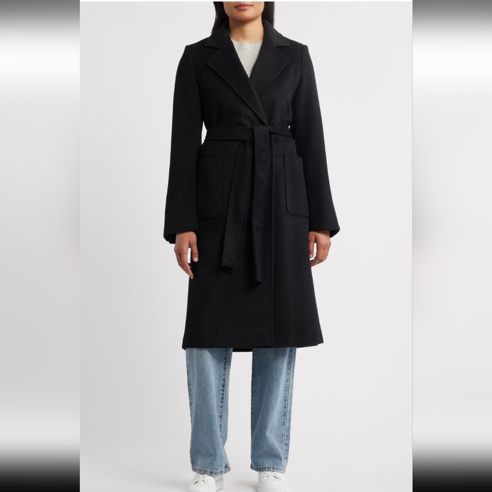 Sam Edelman Black Trench Coat